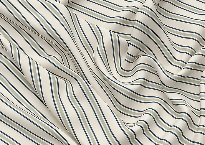 The British Stripe Co. Mary, Polzeath No.1 - Twist&Fit Roman Blind - Image 4